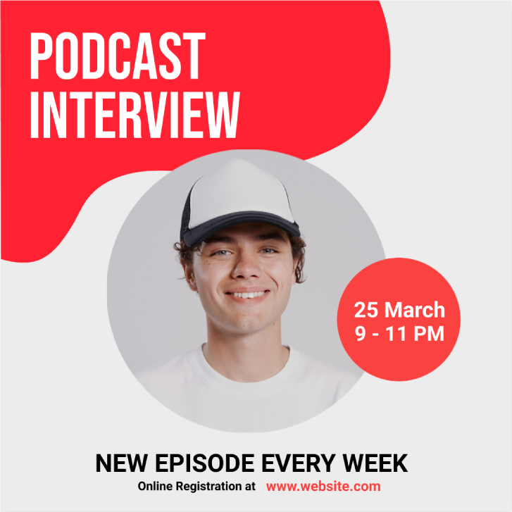 Social Podcast Episode Promo Template