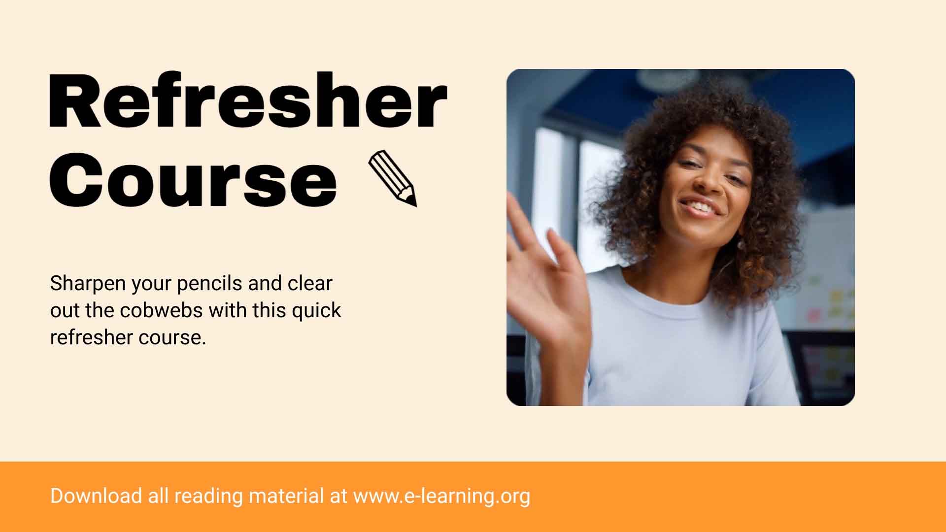 Refresher Course Template